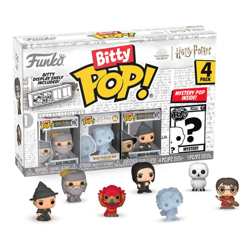 Bitty Pop! Movies: Harry Potter - Dumbledore 4pk - دمية